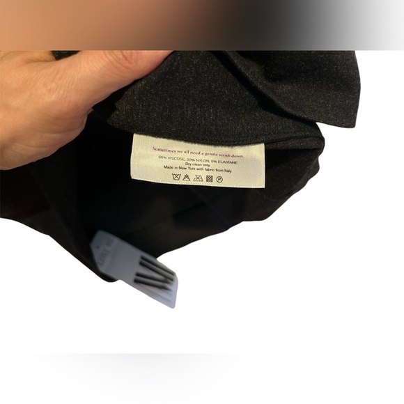 MM. LAFLEUR Lydia Charcoal Gray Sheath Dress Size 16 Bodycon Classic Style - Picture 14 of 16